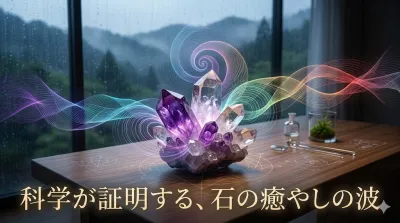 3秒でわかるクォーツ（水晶）の意味、効果｜パワーストーン辞典