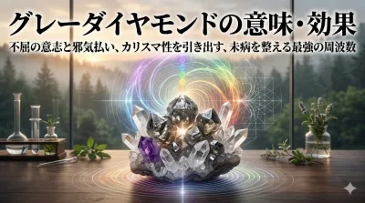 3秒でわかるグレーダイヤモンドの意味、効果｜パワーストーン辞典