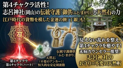 志呂神社（岡山）のお守り種類とご利益｜お守り選びで迷うあなたへ贈る周波数的アプローチの秘密