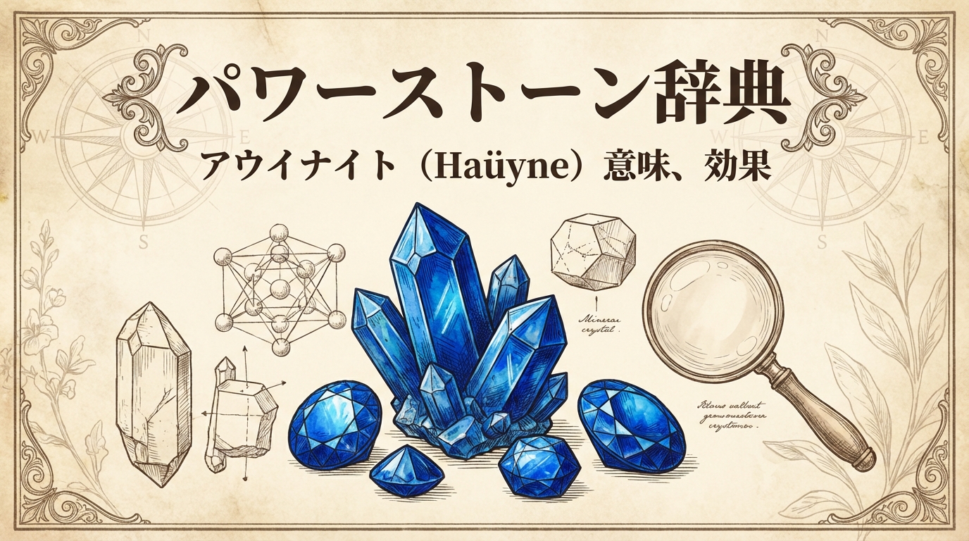 パワーストーン辞典：アウイナイト（Haüyne）意味、効果
