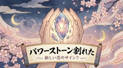 パワーストーン 割れた 新しい恋のサイン？