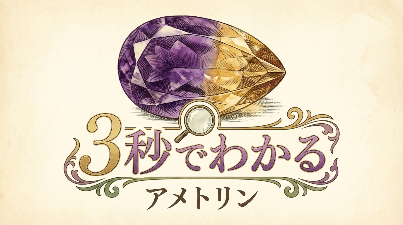 3秒でわかるアメトリンの意味、効果｜パワーストーン辞典