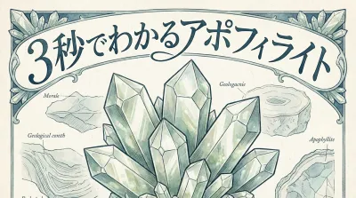 3秒でわかるアポフィライトの意味、効果｜パワーストーン辞典