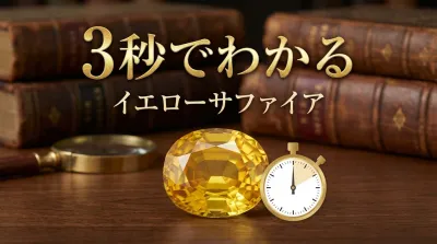 3秒でわかるイエローサファイアの意味、効果｜パワーストーン辞典