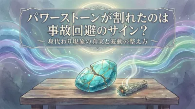 パワーストーンが割れたのは事故回避のサイン？身代わり現象の真実と波動の整え方