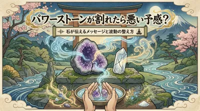 パワーストーンが割れたら悪い予感？石が伝えるメッセージと波動の整え方