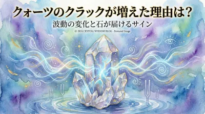 クォーツのクラックが増えた理由は？波動の変化と石が届けるサイン