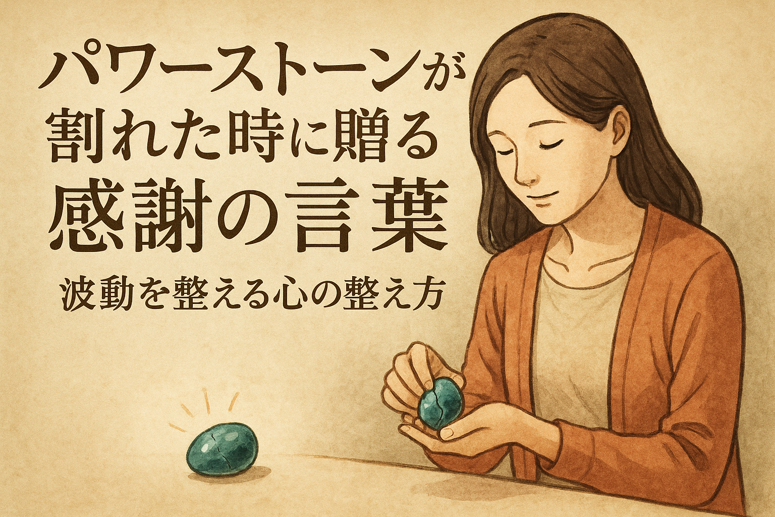 パワーストーンが割れた時に贈る感謝の言葉と波動を整える心の整え方