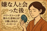 嫌な人と会った後パワーストーンが割れた意味とは？守護と浄化のメッセージ