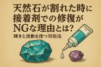 天然石が割れた時に接着剤での修復がNGな理由とは？輝きと波動を保つ対処法
