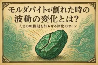 モルダバイトが割れた時の波動の変化とは？人生の転換期を知らせる浄化のサイン
