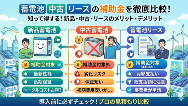【2026年最新】岡山市の蓄電池補助金はいくら？中古・リースは対象外？条件と注意点を解説