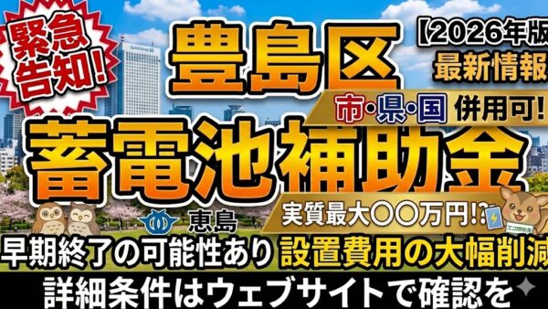 【2026年結論】岡山市で蓄電池は元が取れるのか