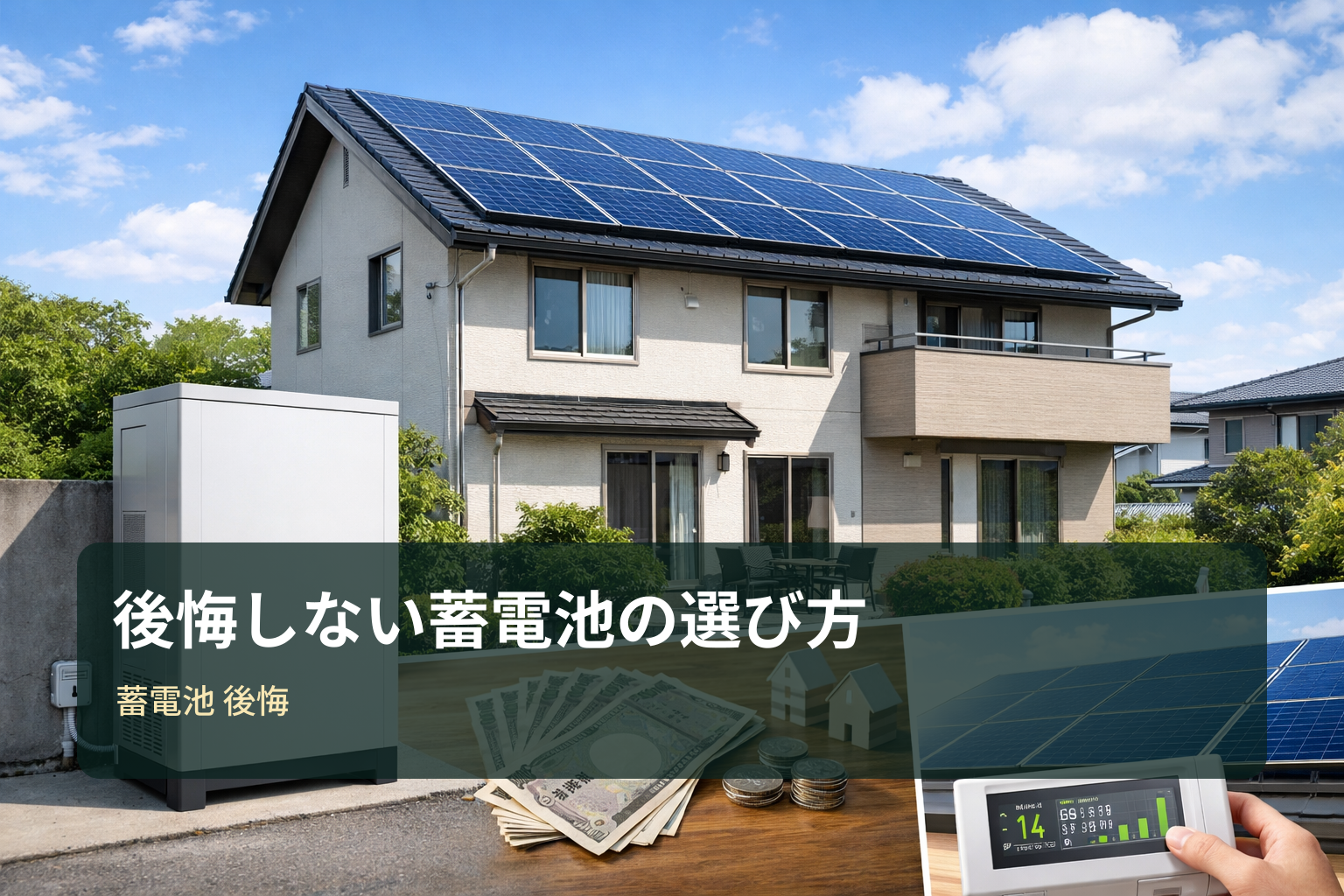 蓄電池で後悔しないために｜よくある失敗10と回避策、相場・補助金・比較の進め方