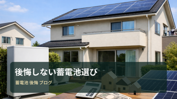 【広告】蓄電池で後悔しない超実践ブログ｜相場はタイナビ、関東なら東京ガスも比較しよう