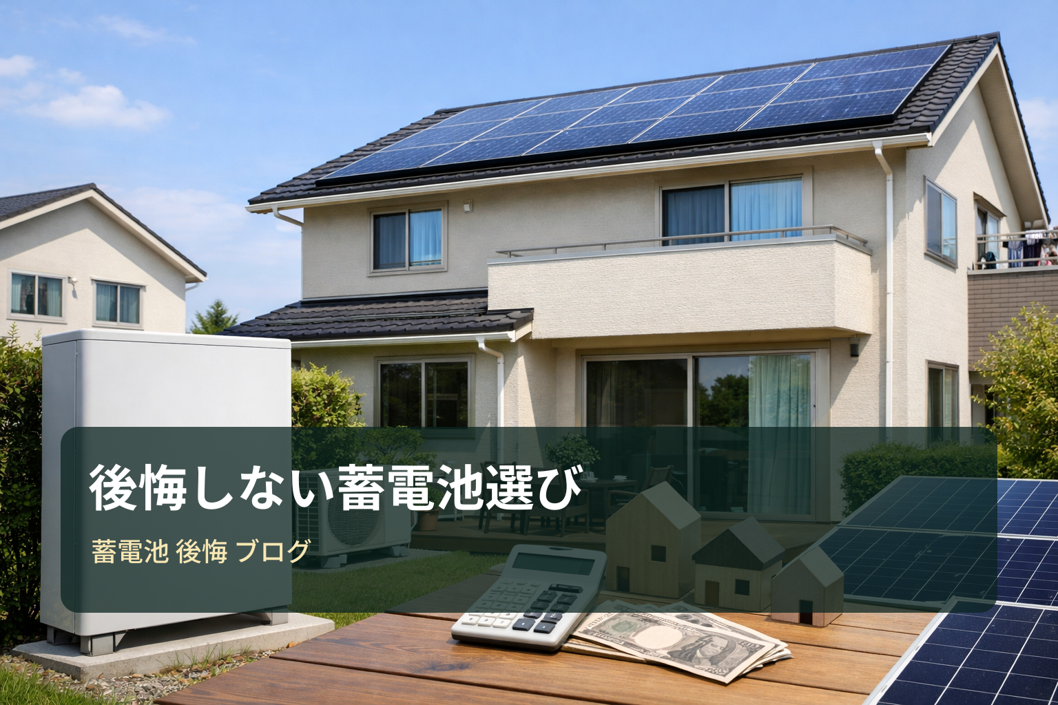 【広告】蓄電池で後悔しない超実践ブログ｜相場はタイナビ、関東なら東京ガスも比較しよう