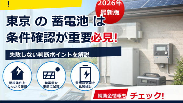 東京都の蓄電池補助金は住民票が必要？条件・申請の流れと注意点をわかりやすく解説