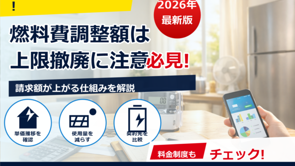 燃料費調整額の上限撤廃で電気代はどうなる？家庭でできる対策を徹底解説